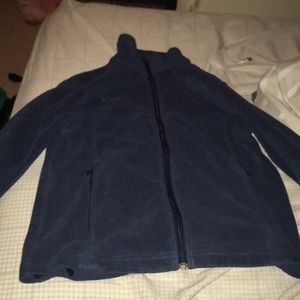 Columbia navy blue turtle necked jacket